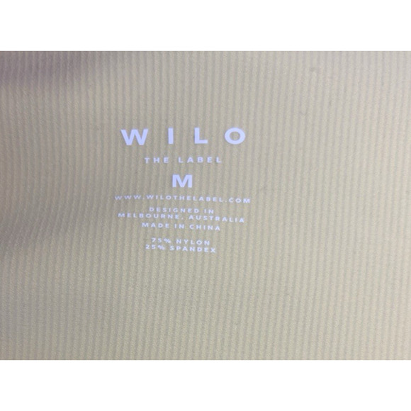 Wilo The Label Skirt Womens Medium Yellow White‎ Ribbed Pull On Casual - Picture 6 of 6